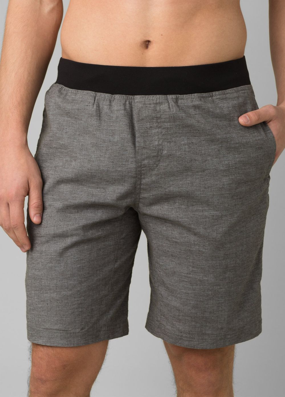 Grey Men\'s PrAna Vaha Shorts | 45068-BYVI