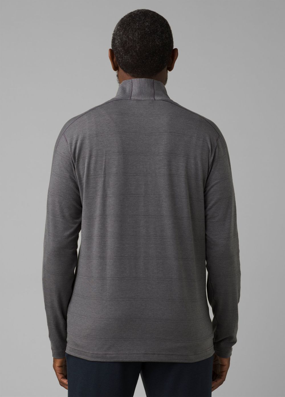 Grey Men's PrAna Watchtower 1/2 Zip Sweaters | 63072-WLBY