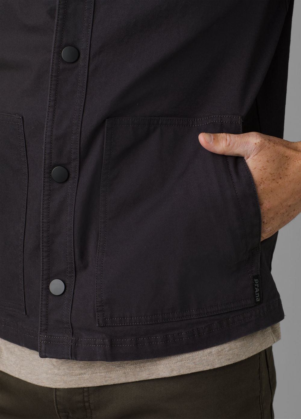 Grey Men's PrAna Westside Jackets | 26805-LZXA