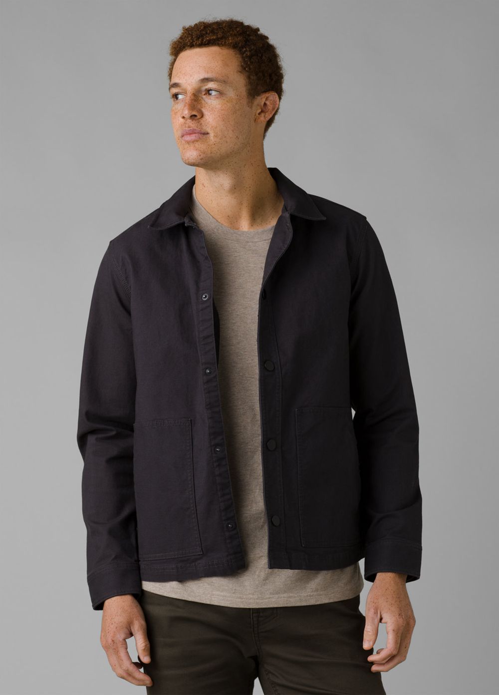 Grey Men\'s PrAna Westside Jackets | 26805-LZXA