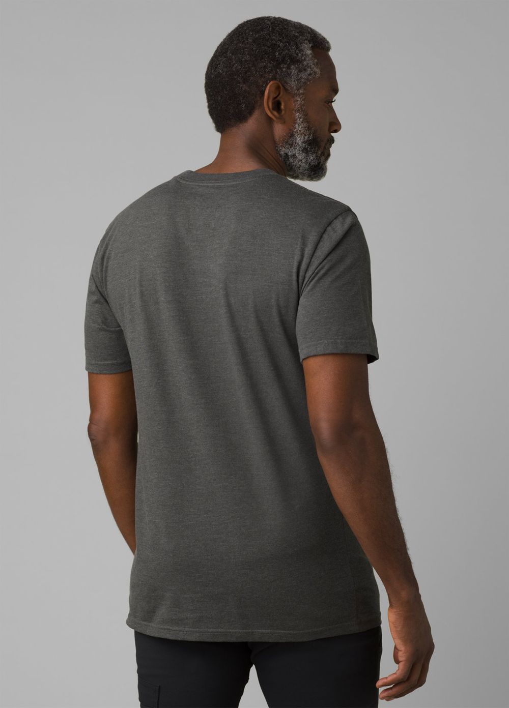 Grey Men's PrAna Wise Ass Journeyman 2 T-Shirts | 18092-RZAJ