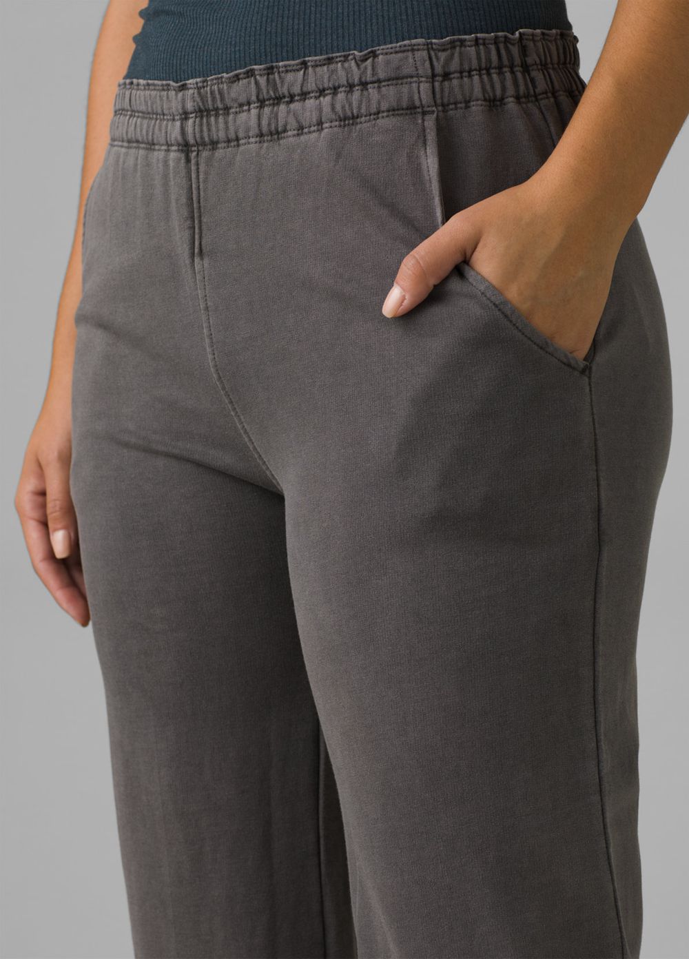 Grey Women's PrAna Calimero Sweat Pants | 76034-VCDW