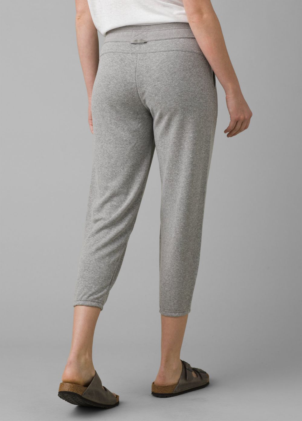 Grey Women's PrAna Cozy Up Ankle Leggings | 39856-IFSJ