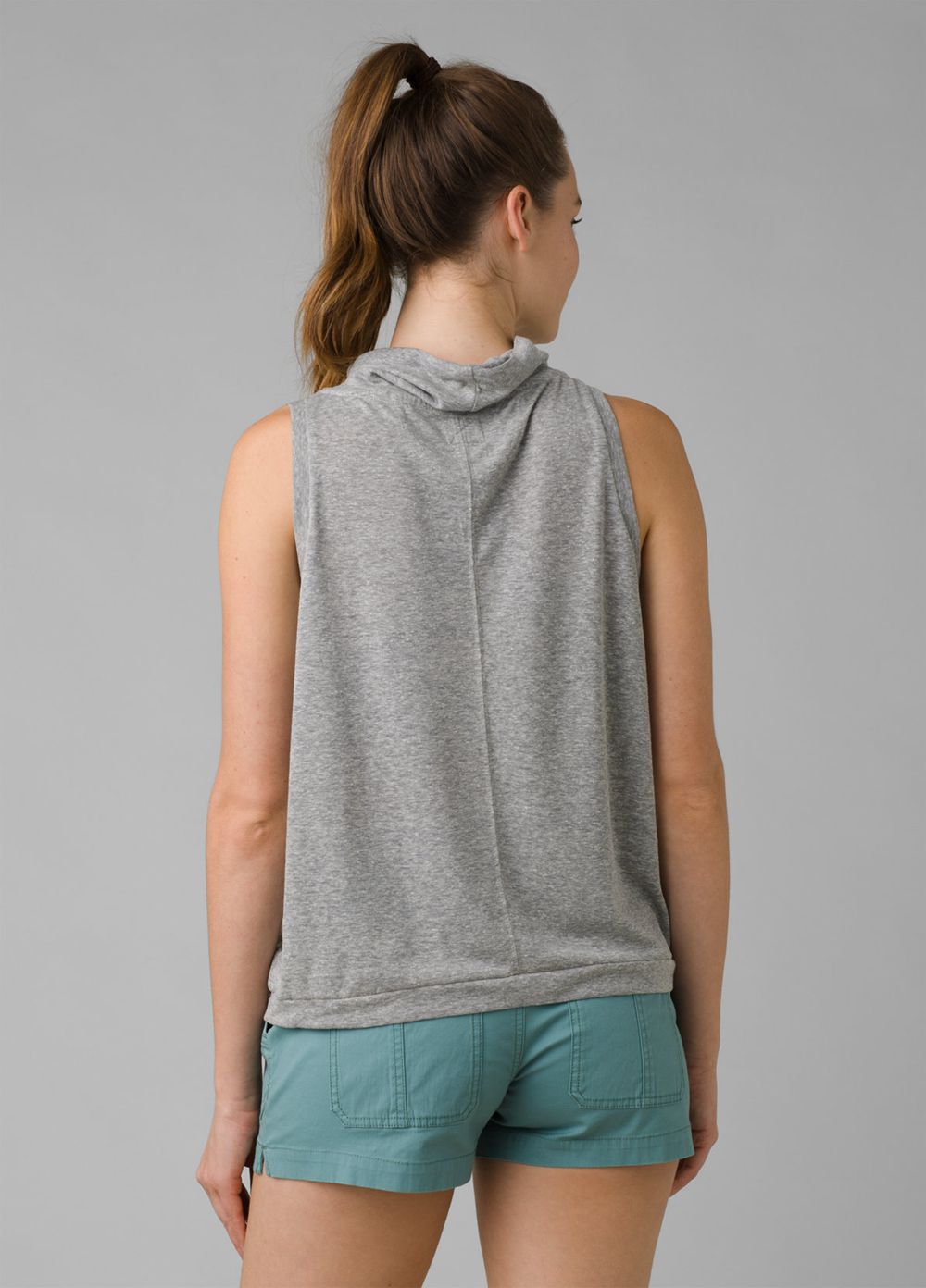 Grey Women's PrAna Cozy Up Barmsee Tank Top | 26307-RSCU