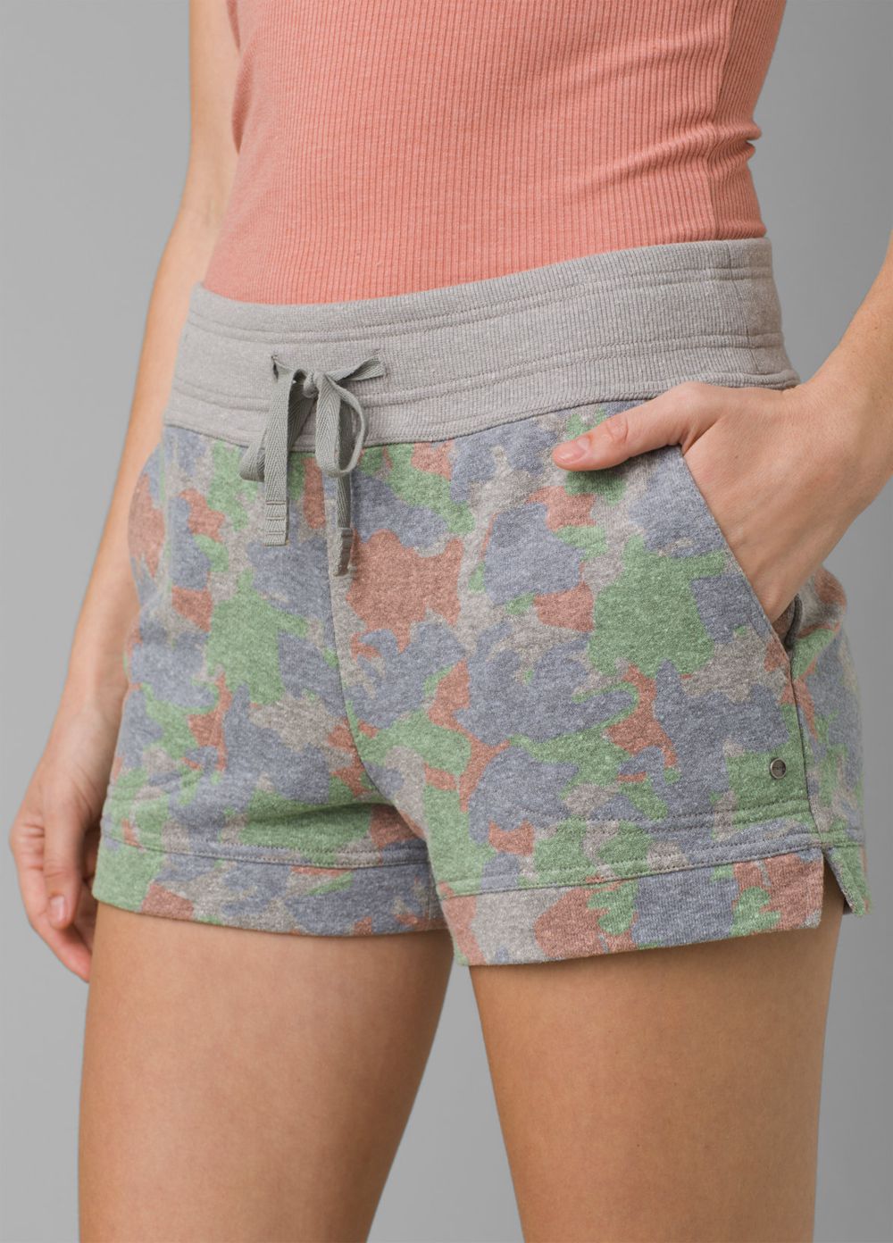 Grey Women's PrAna Cozy Up Shorts | 86503-AYPN