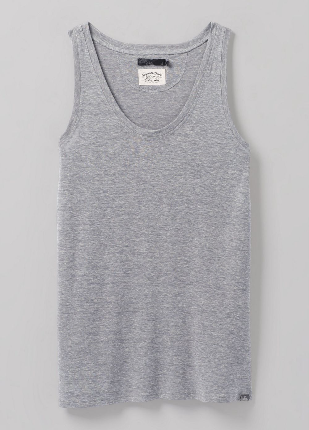 Grey Women's PrAna Cozy Up Tank Top | 58021-TDPK