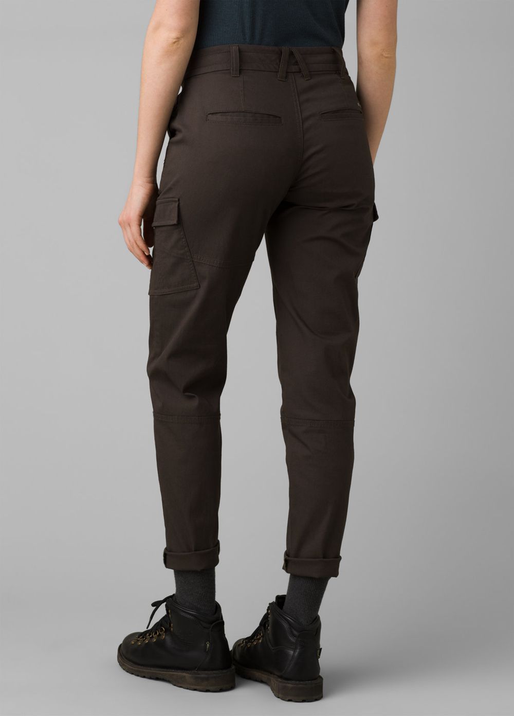 Grey Women's PrAna Elle Cargo Pants | 79125-VWSI