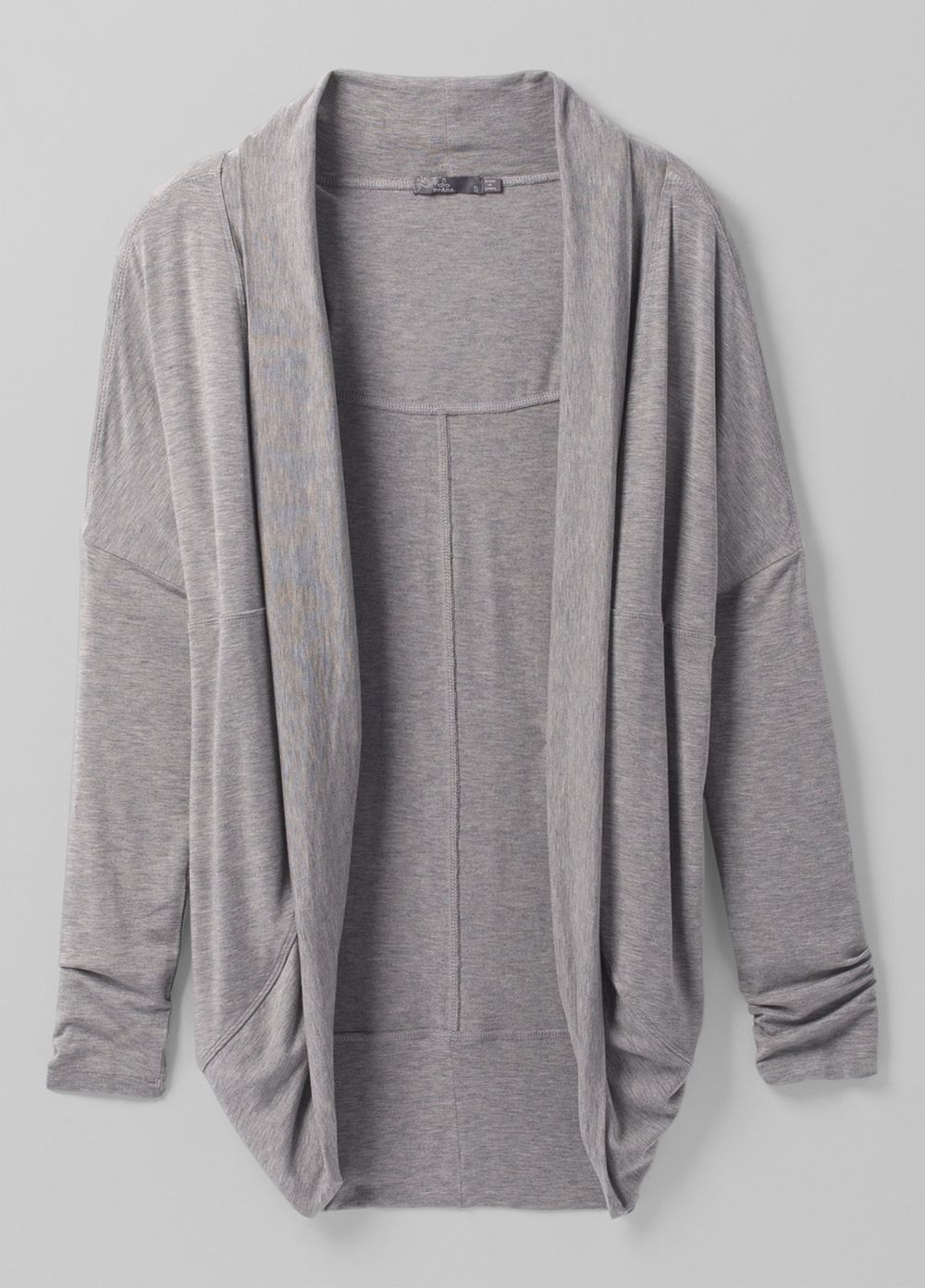 Grey Women's PrAna Foundation Munra Wrap Plus Sweaters | 80725-KOTM