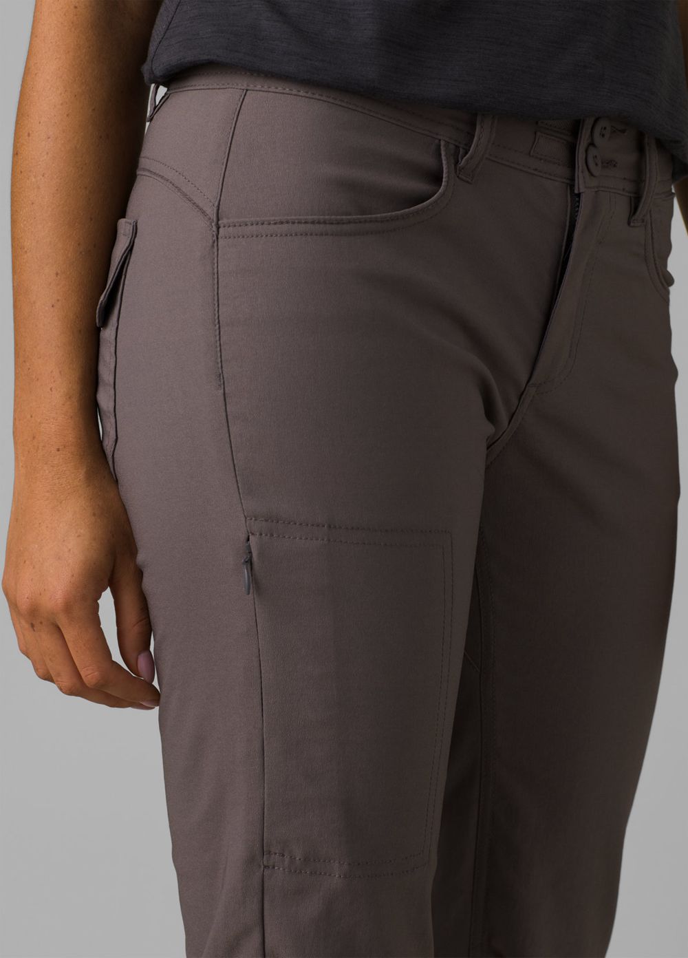 Grey Women's PrAna Halle II Pants | 58497-ZUMG