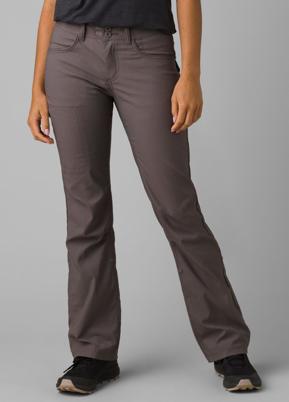 Grey Women\'s PrAna Halle II Pants | 58497-ZUMG