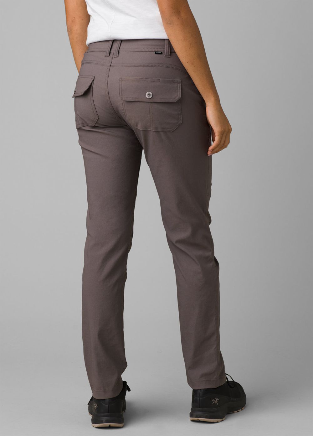 Grey Women's PrAna Halle Straight II Pants | 90675-STPH