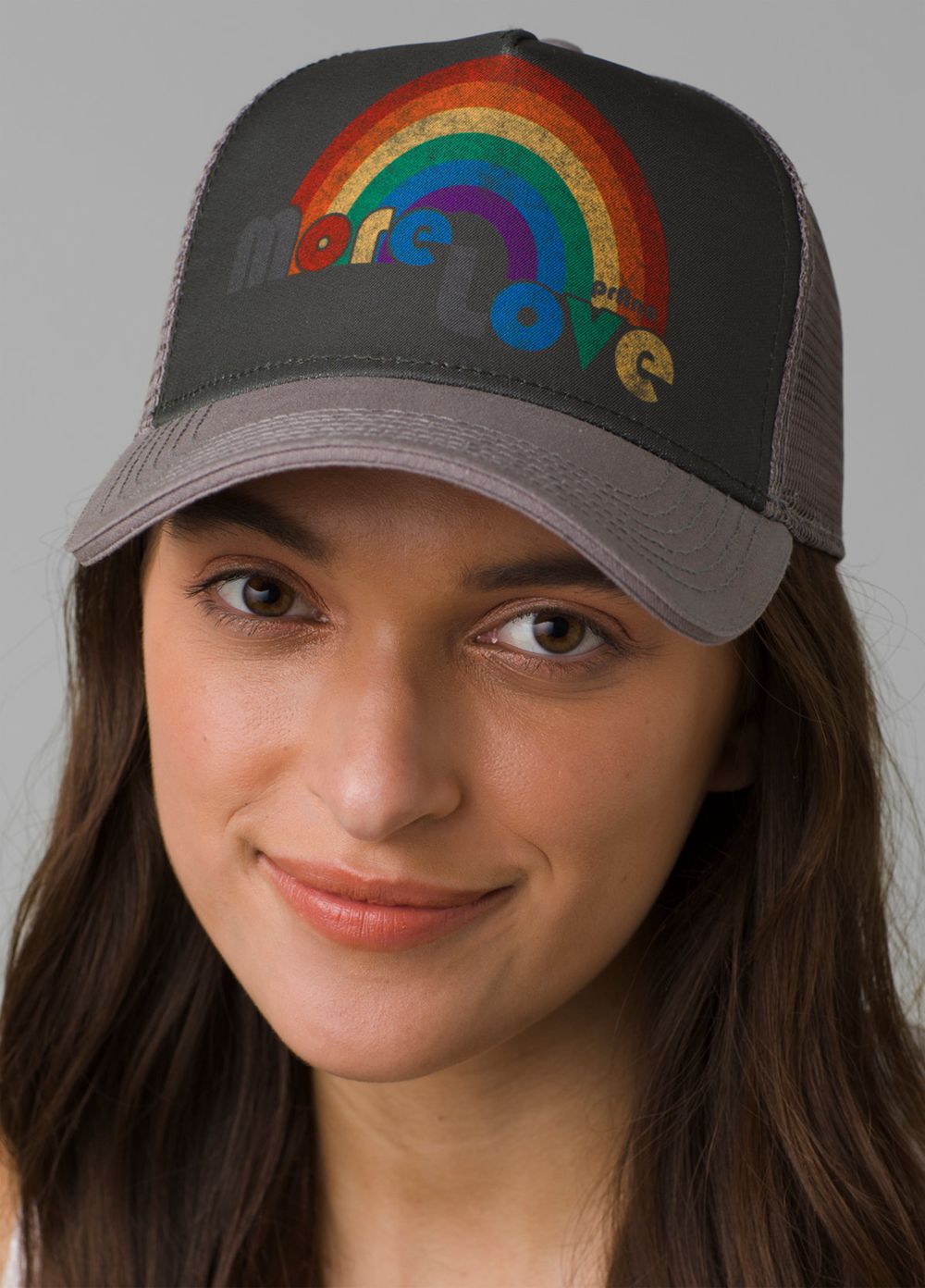 Grey Women's PrAna La Viva Trucker Hats | 07463-WIJM