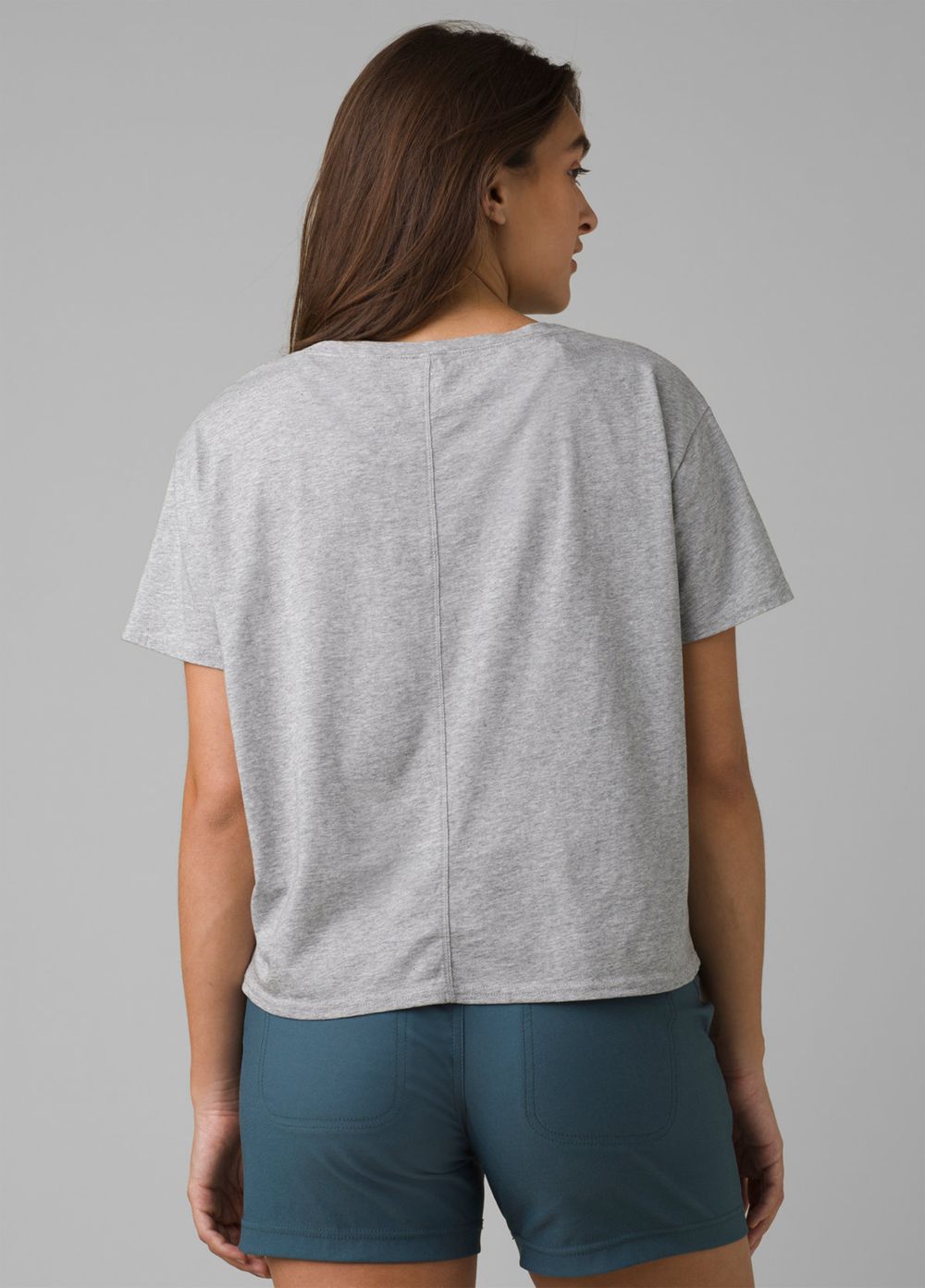 Grey Women's PrAna Organic Graphic T-Shirts | 52901-EOPR