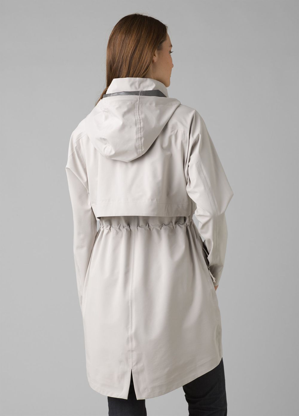 Grey Women's PrAna Othello Falls Trench Jackets | 62178-ZOQH