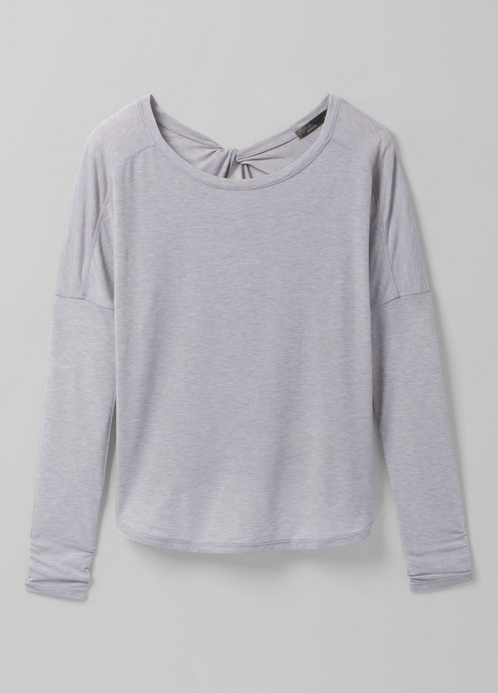 Grey Women's PrAna Rogue Long Sleeve T-Shirts | 15820-EATY