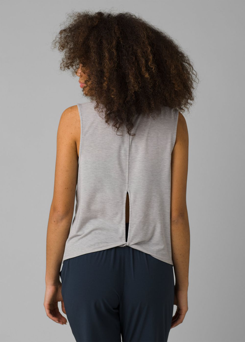 Grey Women's PrAna Rogue Sleeveless Tank Top | 31259-GAKI