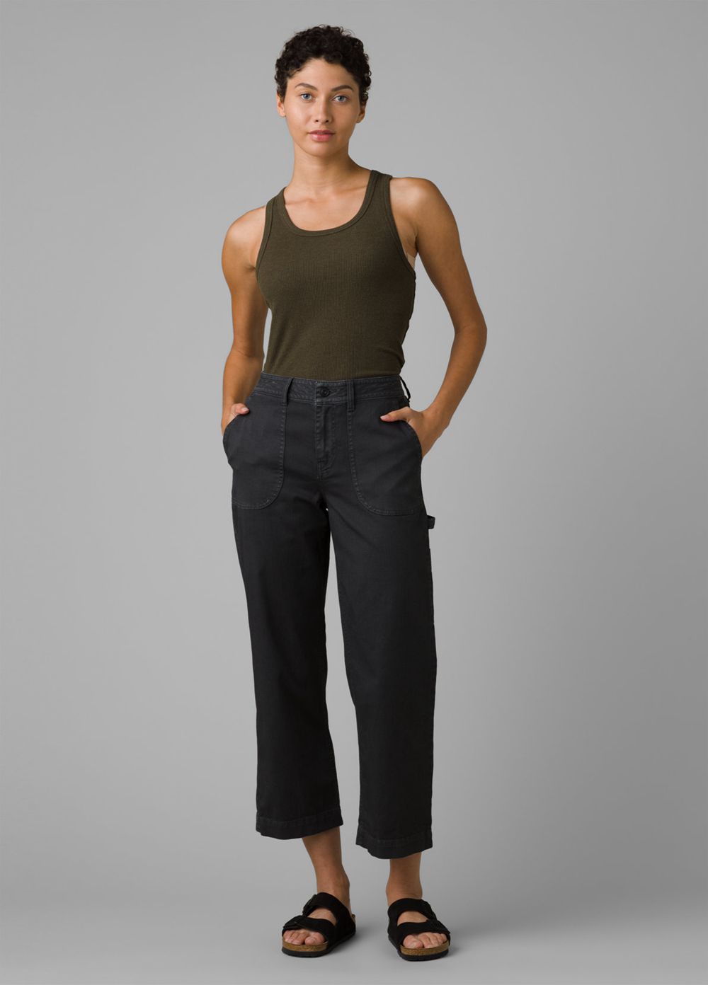 Grey Women's PrAna Sancho Pants | 28937-NJBO