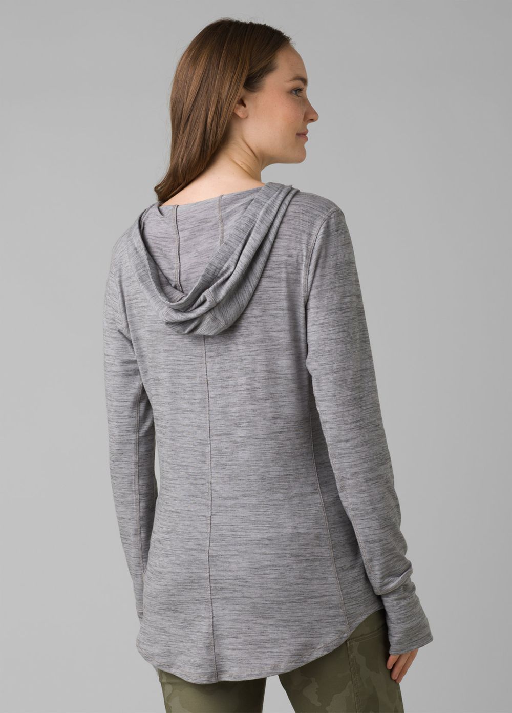 Grey Women's PrAna Sol Protect Hoodie | 94853-AHKV