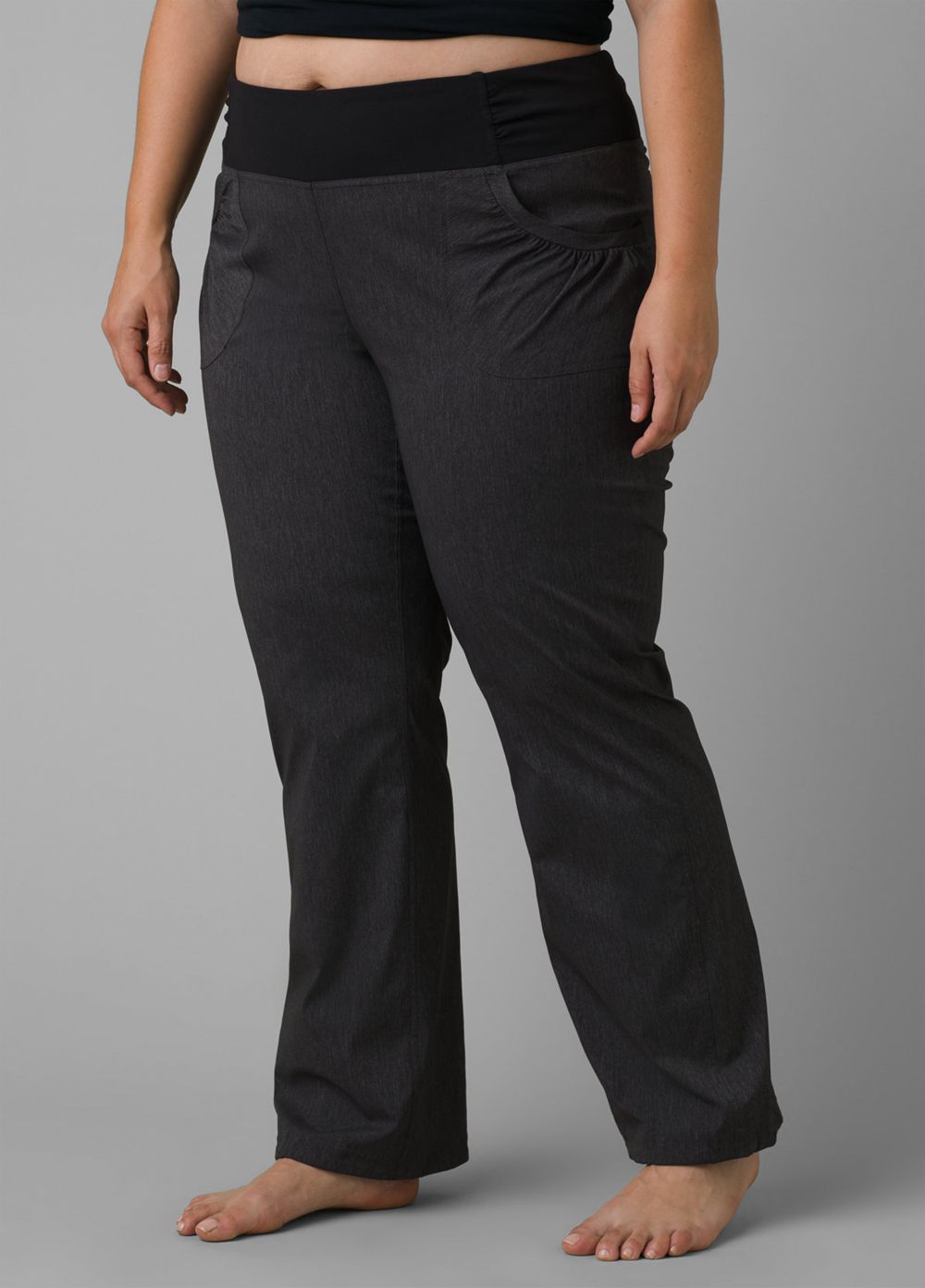 Grey Women\'s PrAna Summit Plus Pants | 85291-ZBYD