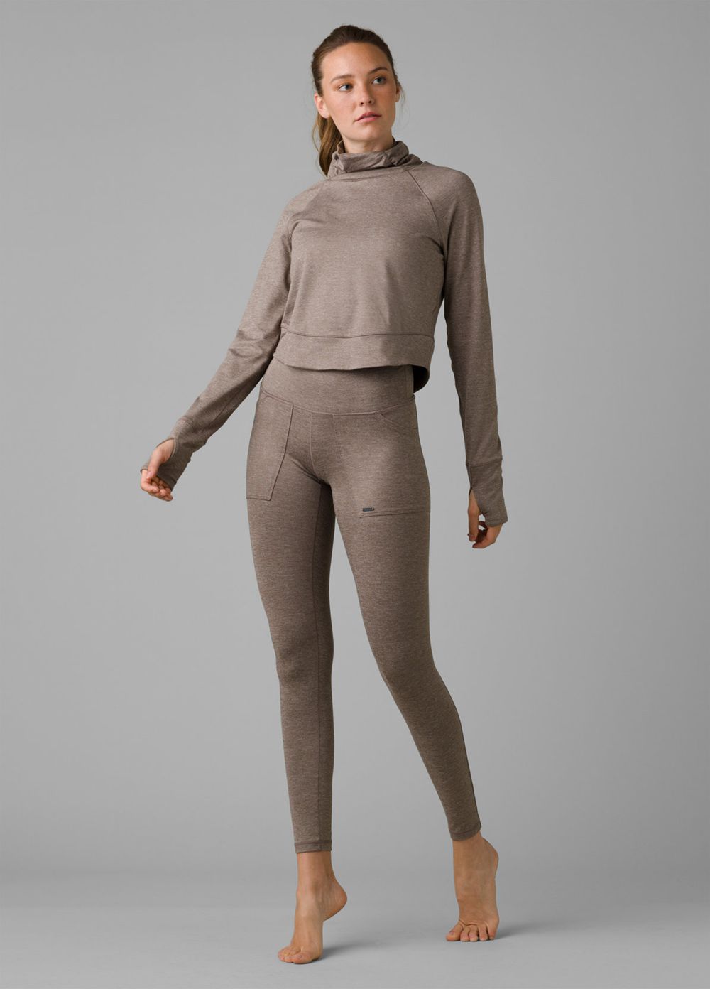 Grey Women's PrAna Zawn Sweaters | 43807-ERLH