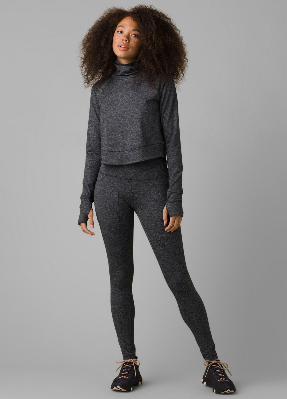 Grey Women's PrAna Zawn Sweaters | 63709-RTBW