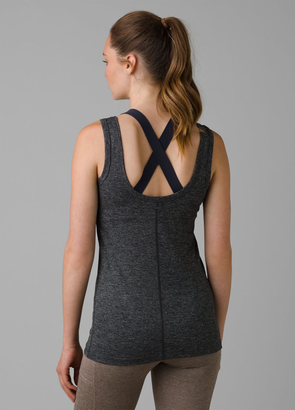 Grey Women's PrAna Zawn Tank Top | 92416-VAHE