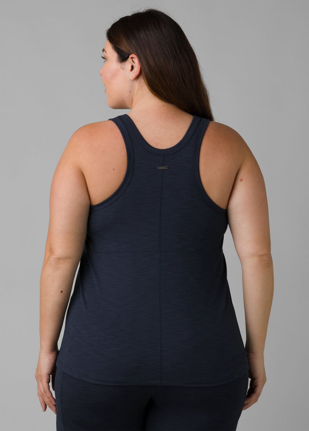 Navy Women's PrAna Becksa Plus Tank Top | 78625-OAYS