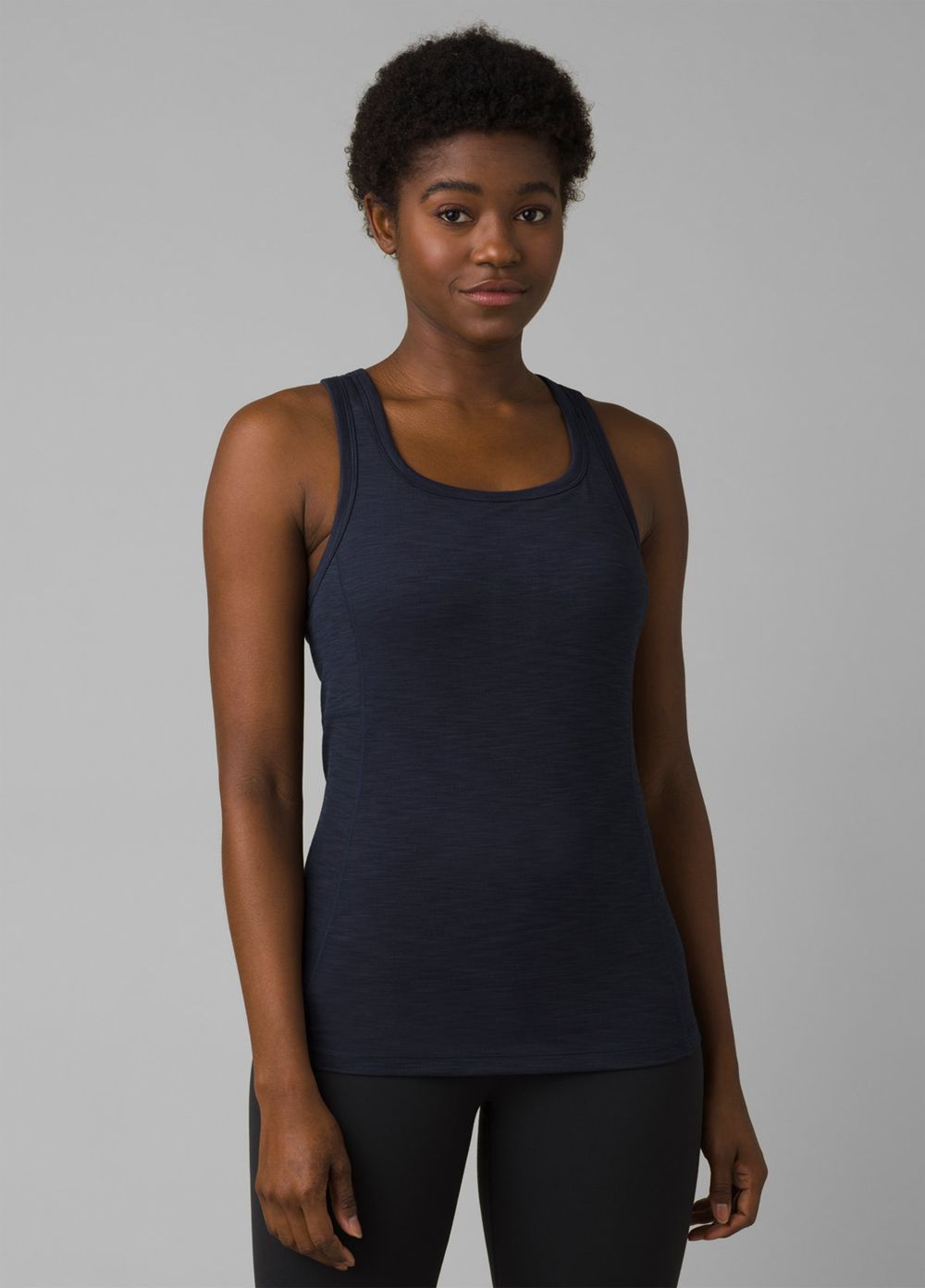 Navy Women\'s PrAna Becksa Tank Top | 39207-QMEZ