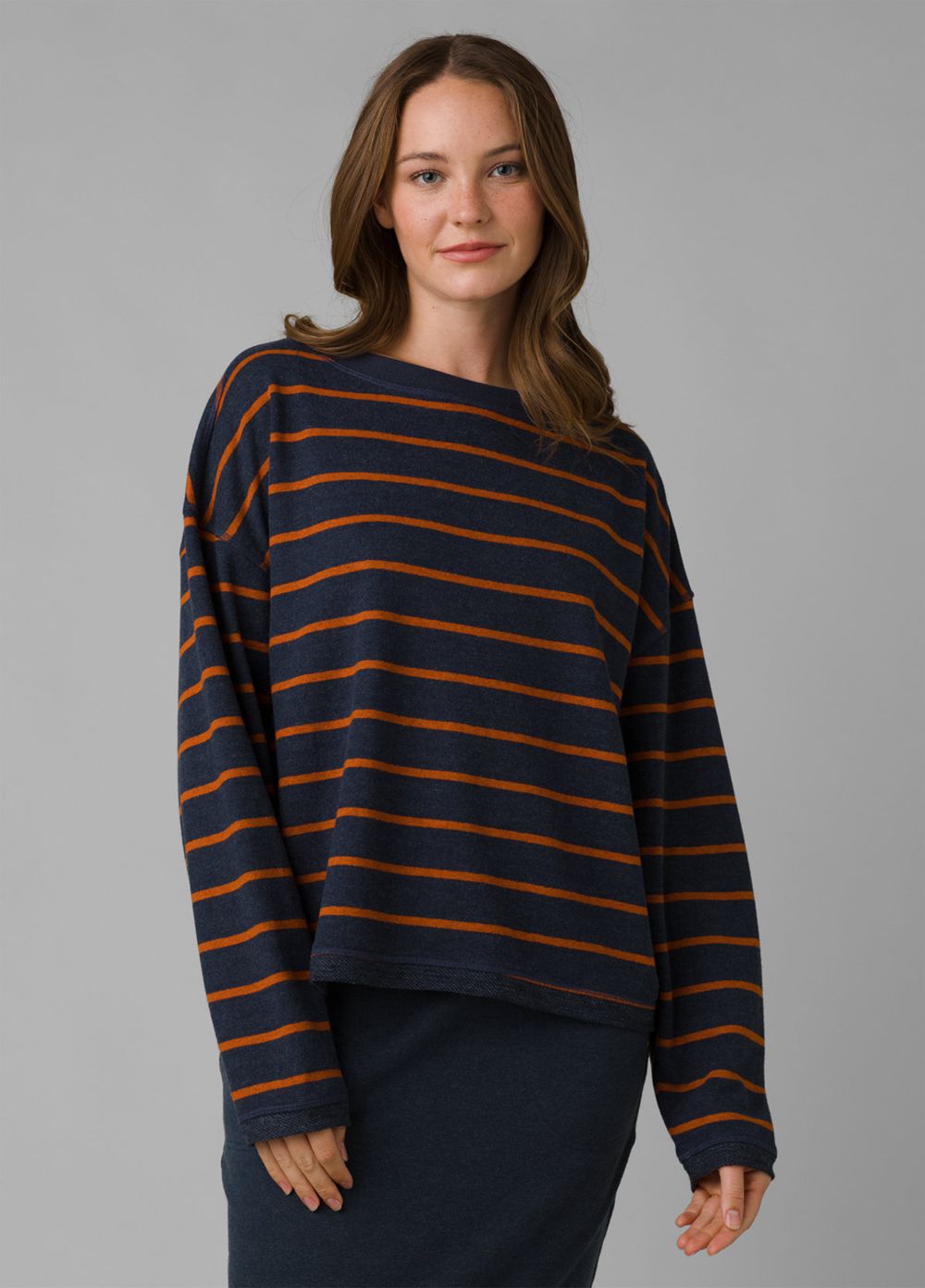 Navy Women\'s PrAna Cozy Up Polmdale Sweaters | 81376-NJKQ