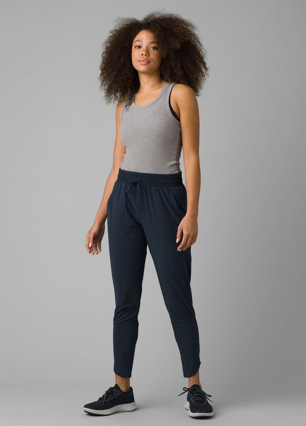 Navy Women's PrAna Folgaria Pants | 34509-ISYK