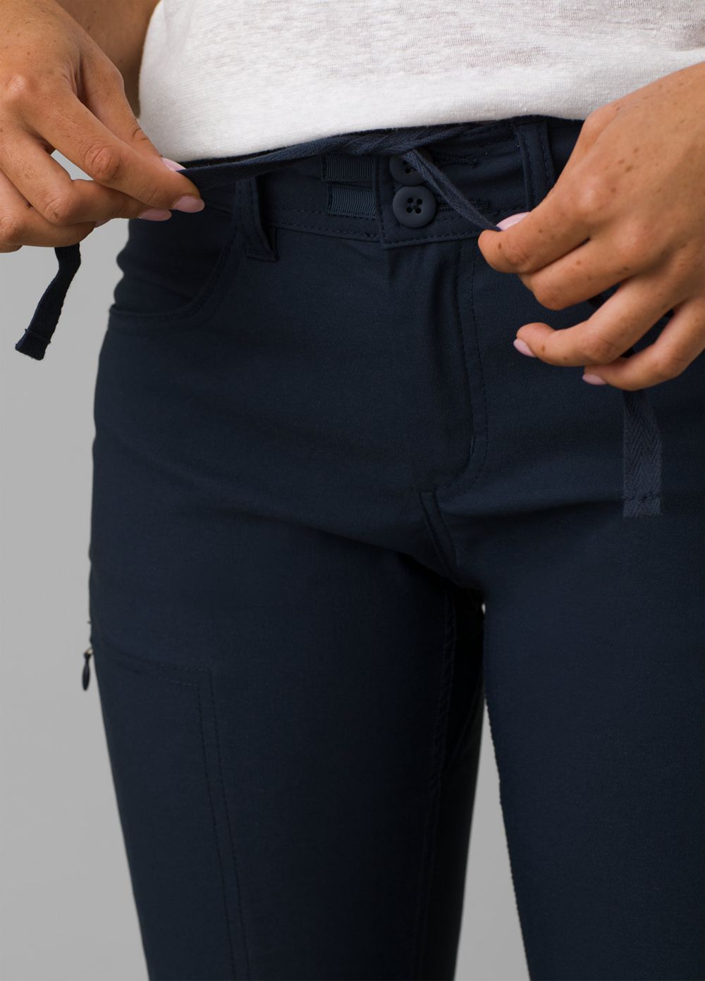 Navy Women's PrAna Halle II Pants | 40963-AHSO