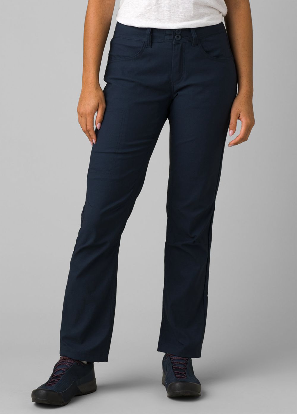 Navy Women\'s PrAna Halle Straight II Pants | 02513-WVUX