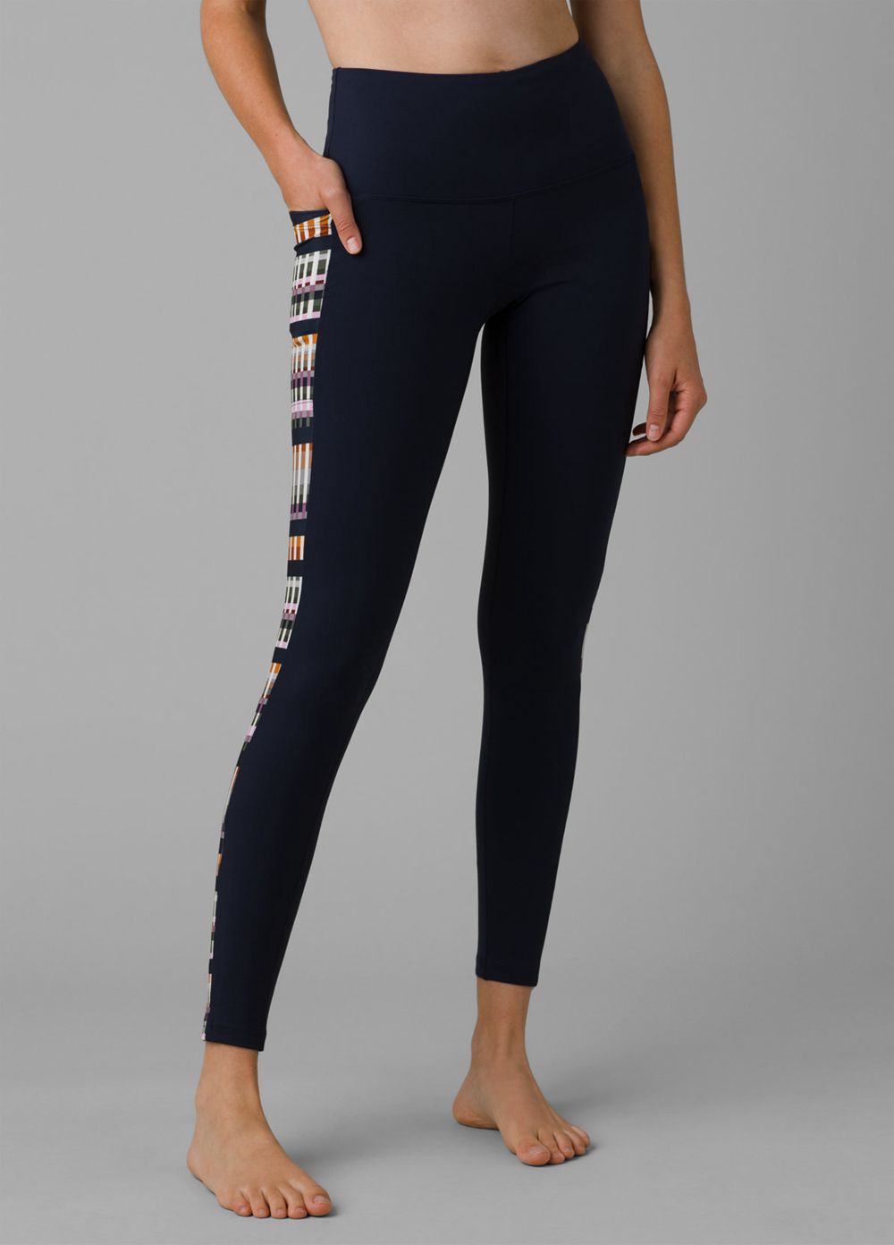 Navy Women\'s PrAna Laye Leggings | 52643-DLFV