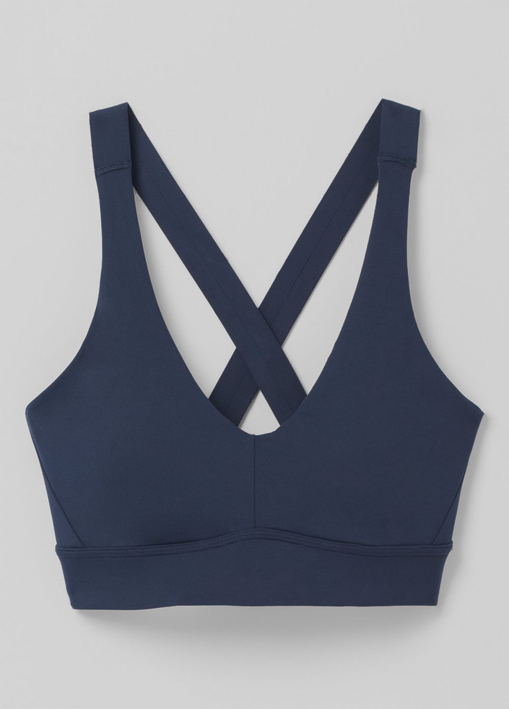 Navy Women's PrAna Layna Bra | 80365-VDLZ