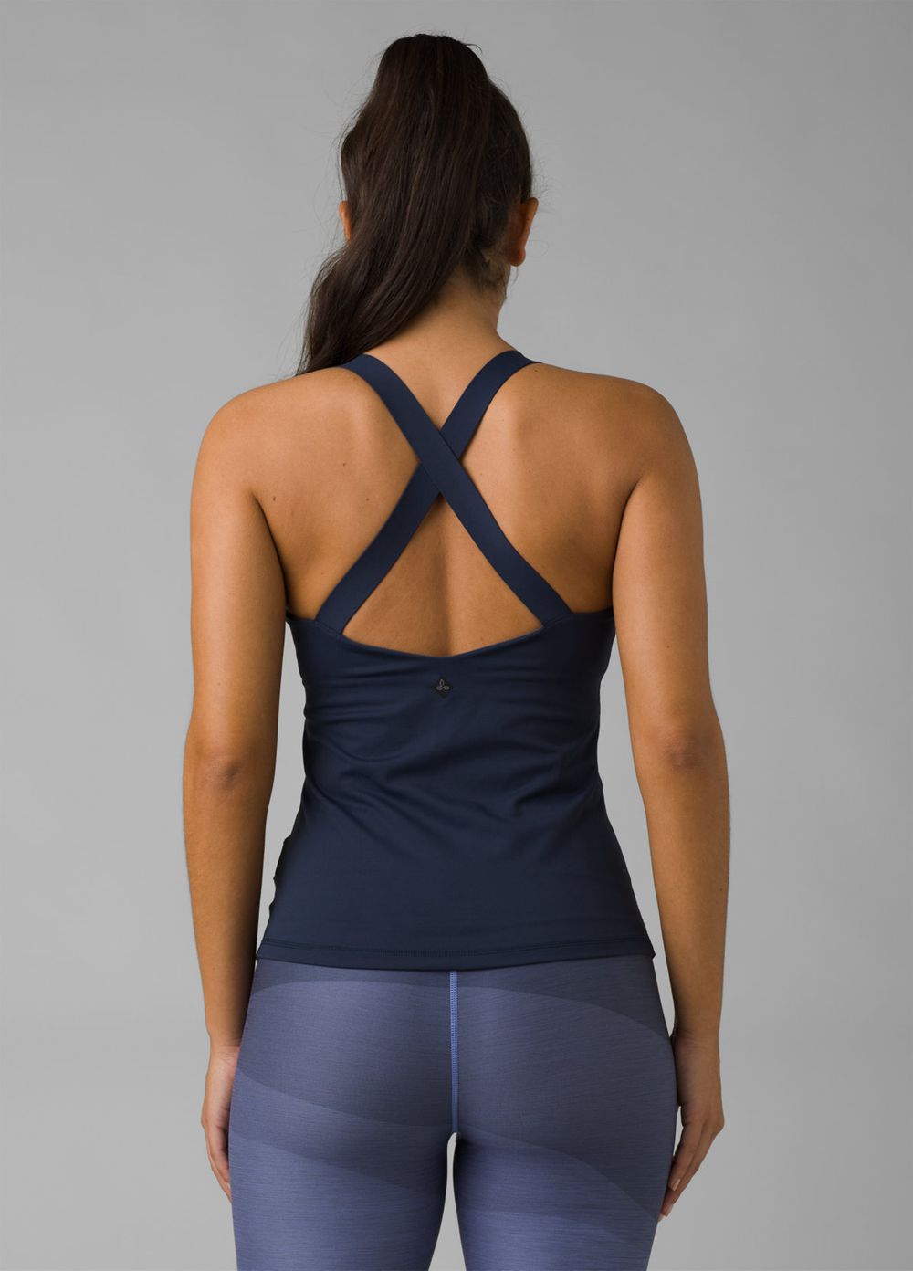 Navy Women's PrAna Layna Tank Top | 21465-YREG