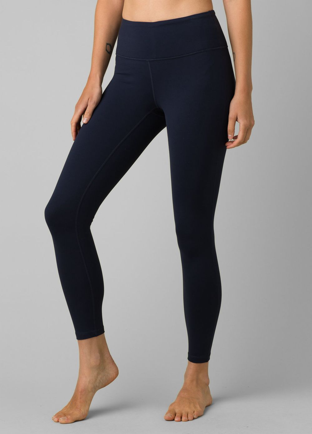 Navy Women\'s PrAna Transform 7/8 Leggings | 76359-NZXY