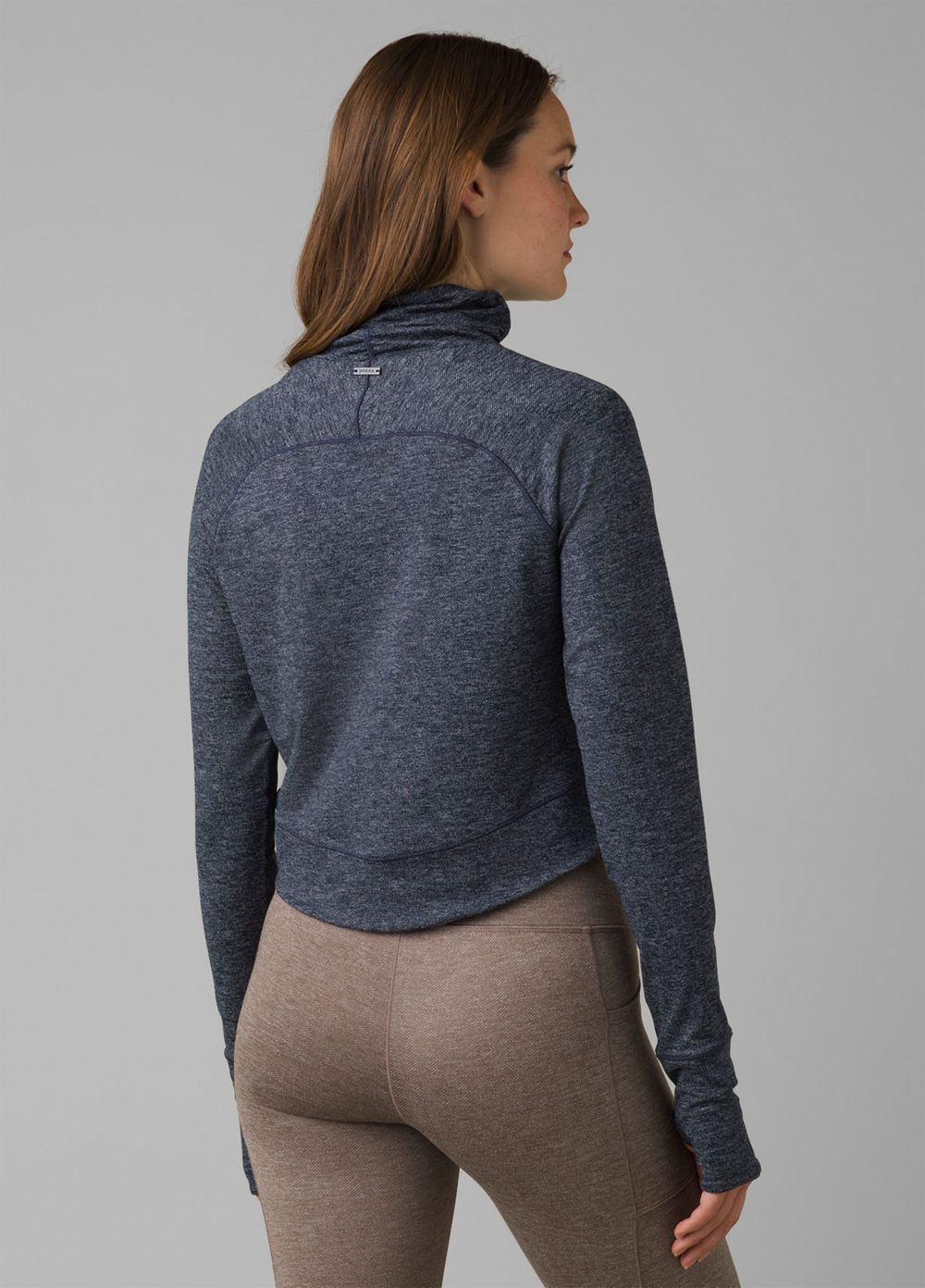 Navy Women's PrAna Zawn Sweaters | 53601-QLDF