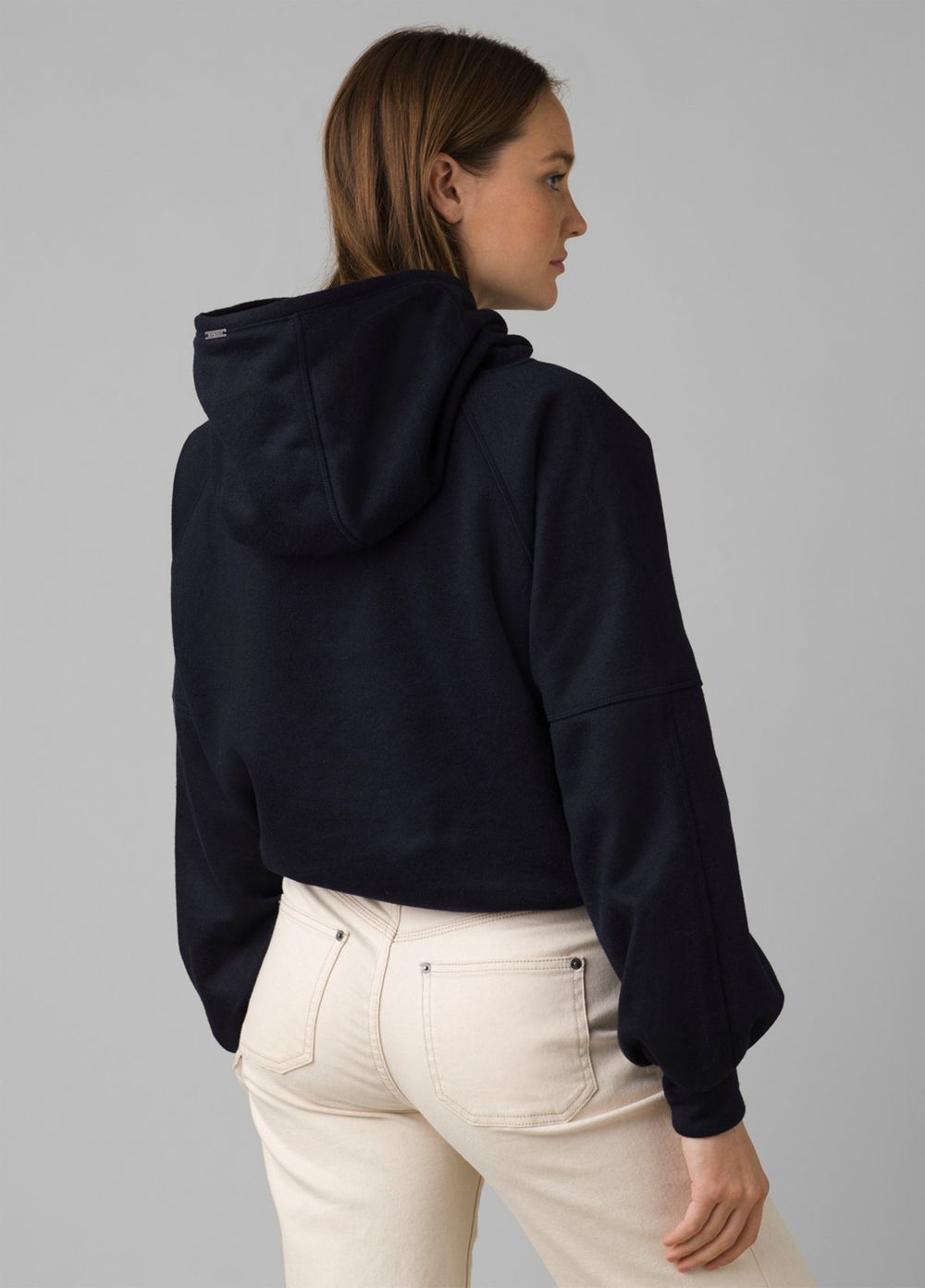 Navy Women's PrAna Ziller Sweatshirt | 26018-OWKP