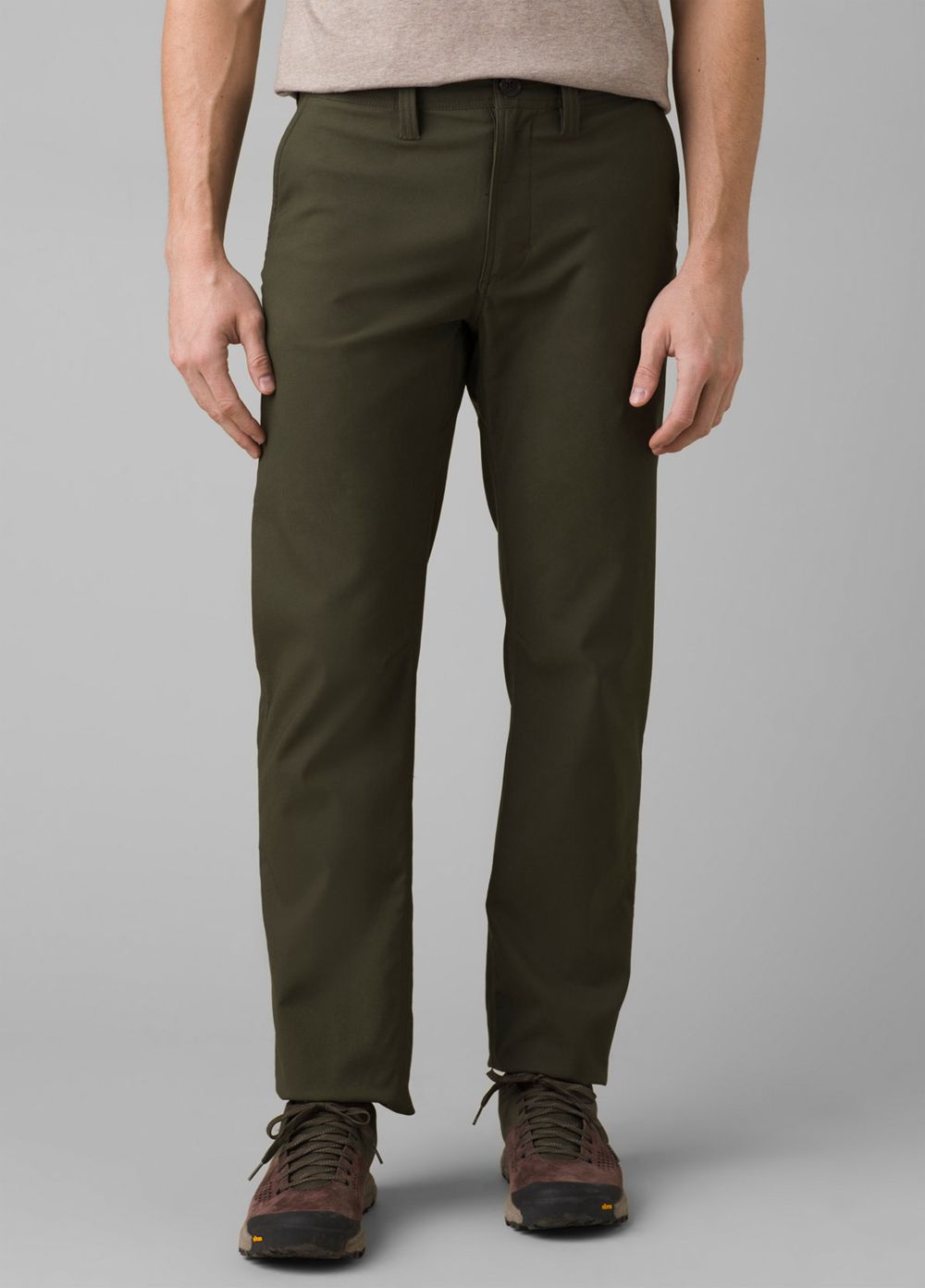 Olive Men\'s PrAna Alameda Pants | 16287-AYXV