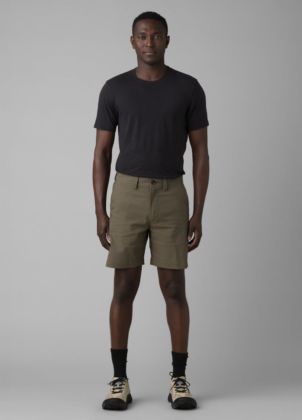 Olive Men's PrAna Alameda Shorts | 01546-UZMX