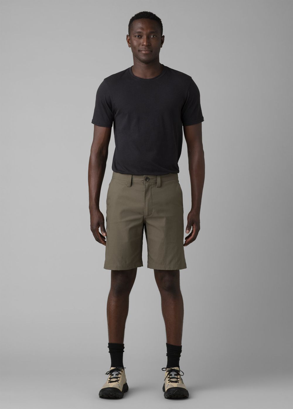 Olive Men's PrAna Alameda Shorts | 01546-UZMX