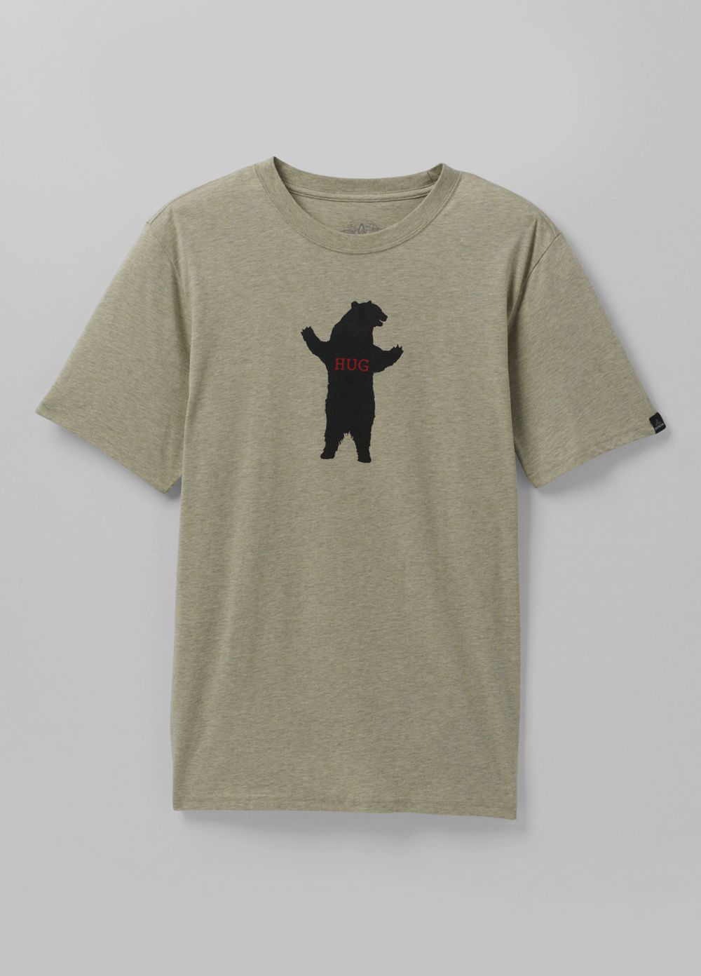 Olive Men's PrAna Bear Squeeze Journeyman T-Shirts | 30975-UXQG