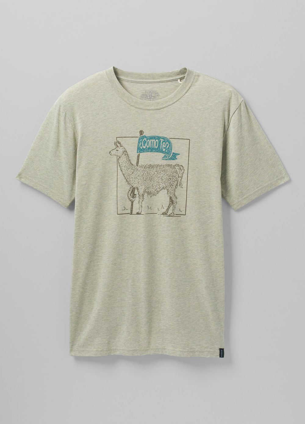 Olive Men's PrAna Como Te Llama Journeyman 2 T-Shirts | 17586-RXIA