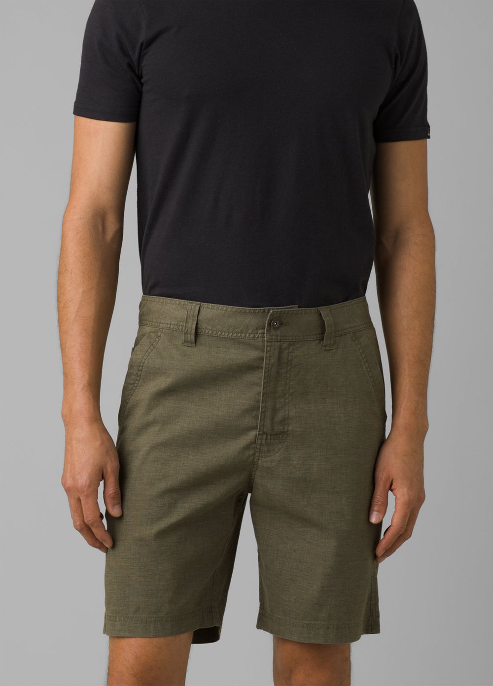 Olive Men\'s PrAna Furrow Shorts | 26895-UPCB