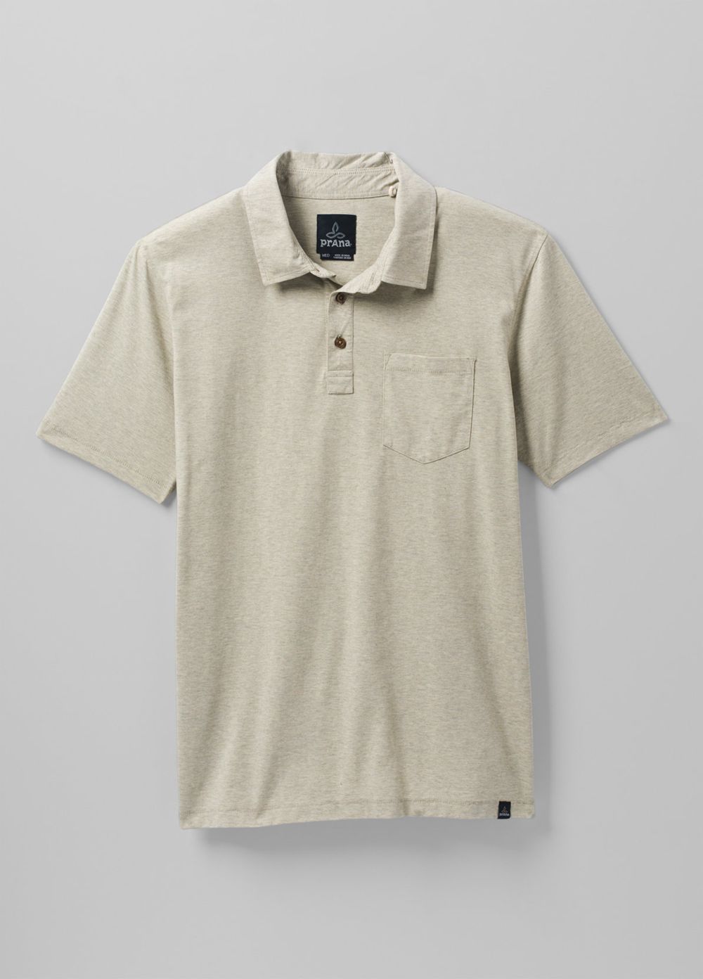 Olive Men's PrAna Polo Shirts | 17462-ESWX