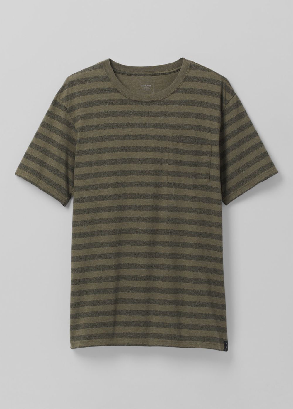 Olive Men's PrAna Roots Studio Pocket T-Shirts | 07985-PDJT