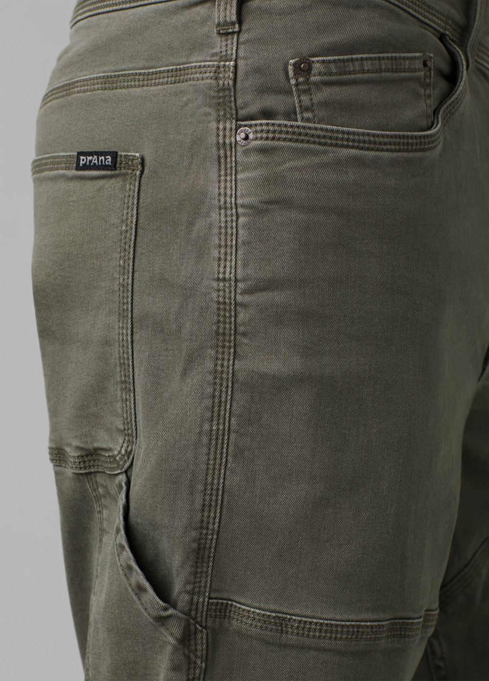 Olive Men's PrAna Station Pants | 52943-XZRL