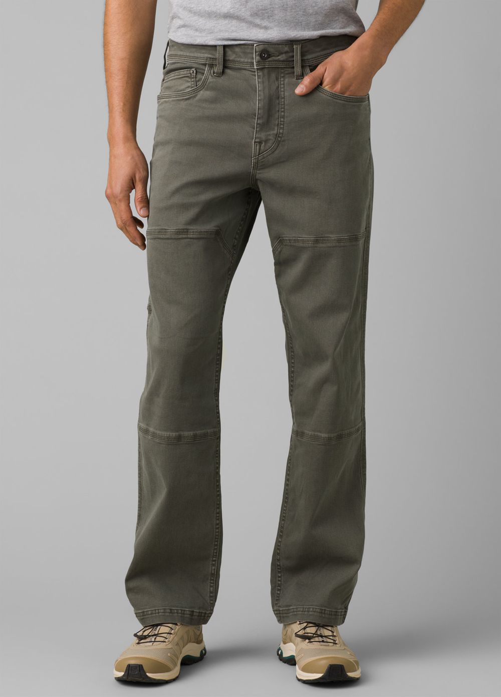 Olive Men\'s PrAna Station Pants | 52943-XZRL