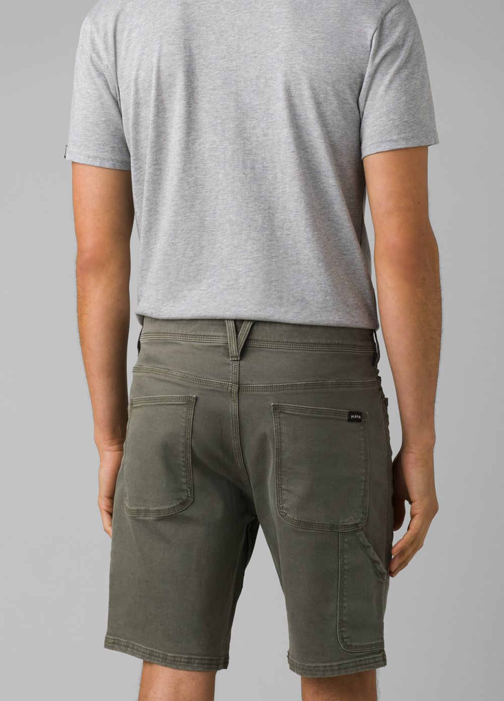 Olive Men's PrAna Station Shorts | 56937-EMLK