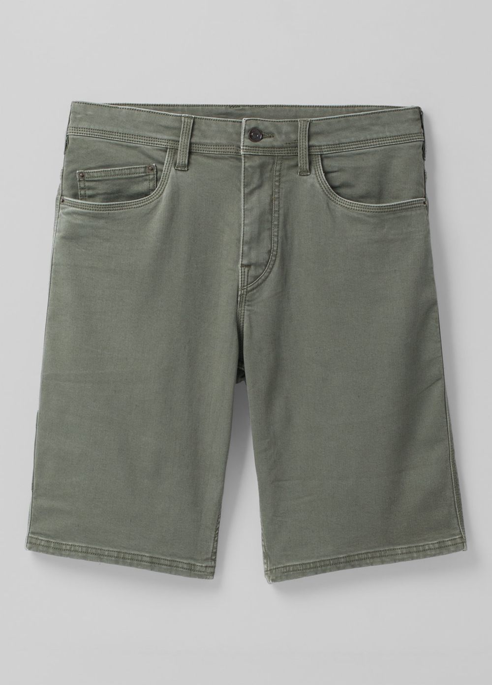 Olive Men's PrAna Station Shorts | 56937-EMLK